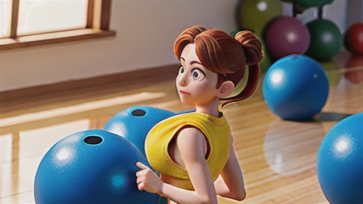 バランスボールバックエクステンションのやり方