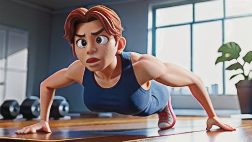 ナローグリップでの腕立て伏せ