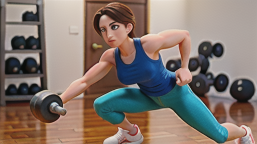 ダンベルサイドランジの正しいフォーム