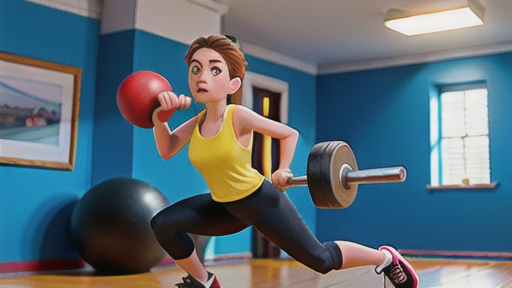 膝をつくことで強度を軽減