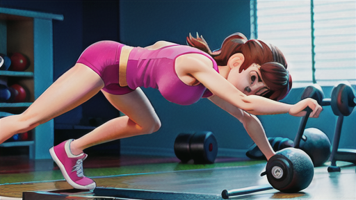 三角筋前部・後部に負荷を集める