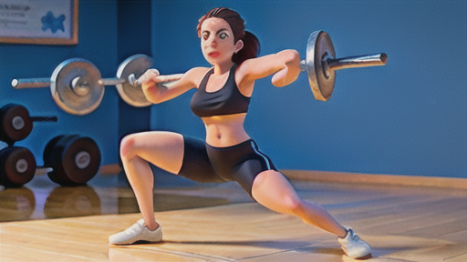 バーベルサイドランジの応用