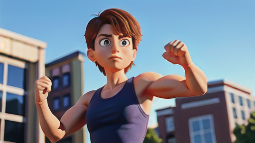 肘の開き具合による効果の違い