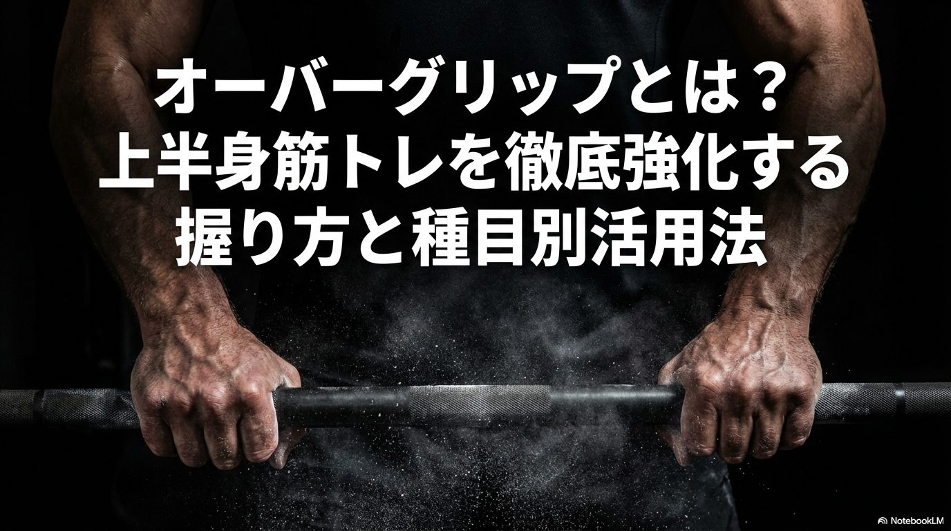 オーバーグリップとは？上半身筋トレを徹底強化する握り方と種目別活用法