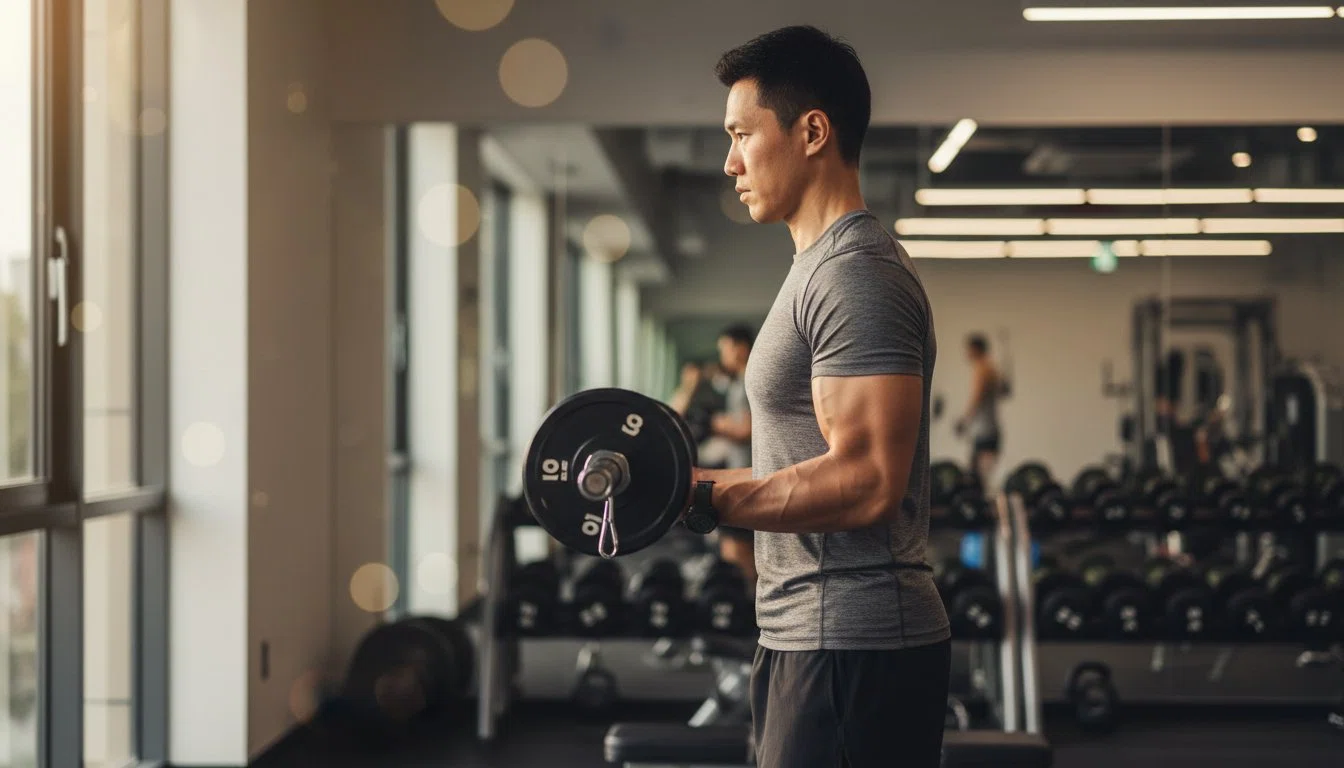 バーベルカールの正しいやり方・フォーム【ステップ別解説】