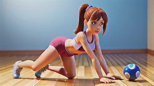 女性にもおすすめのバランスボール筋トレ
