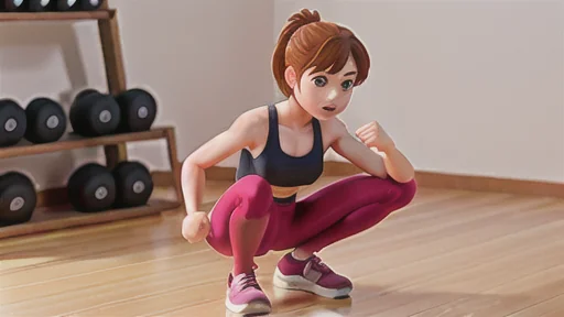 シシースクワットの正しいフォーム